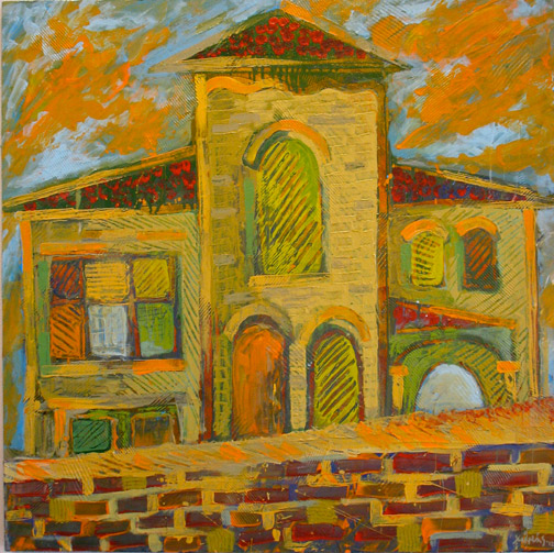 Minas Konsolas painting: ArchiteXture (v8)